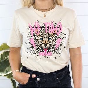Def Tired Mama Graphic Tee (Soft Cream)